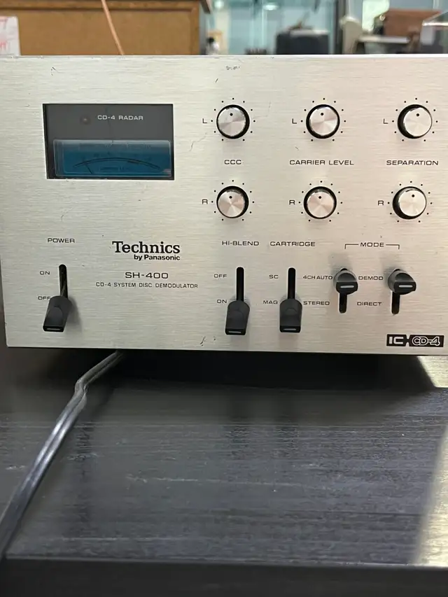 Vintage Technics 4CH Demodulator in Stereo Systems & Home Theatre in City of Toronto - Image 5