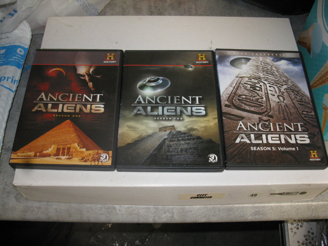 3 Ancient Aliens Sets Seasons 1, 2 & 5 Volume 1 (DVD) in CDs, DVDs & Blu-ray in Fredericton