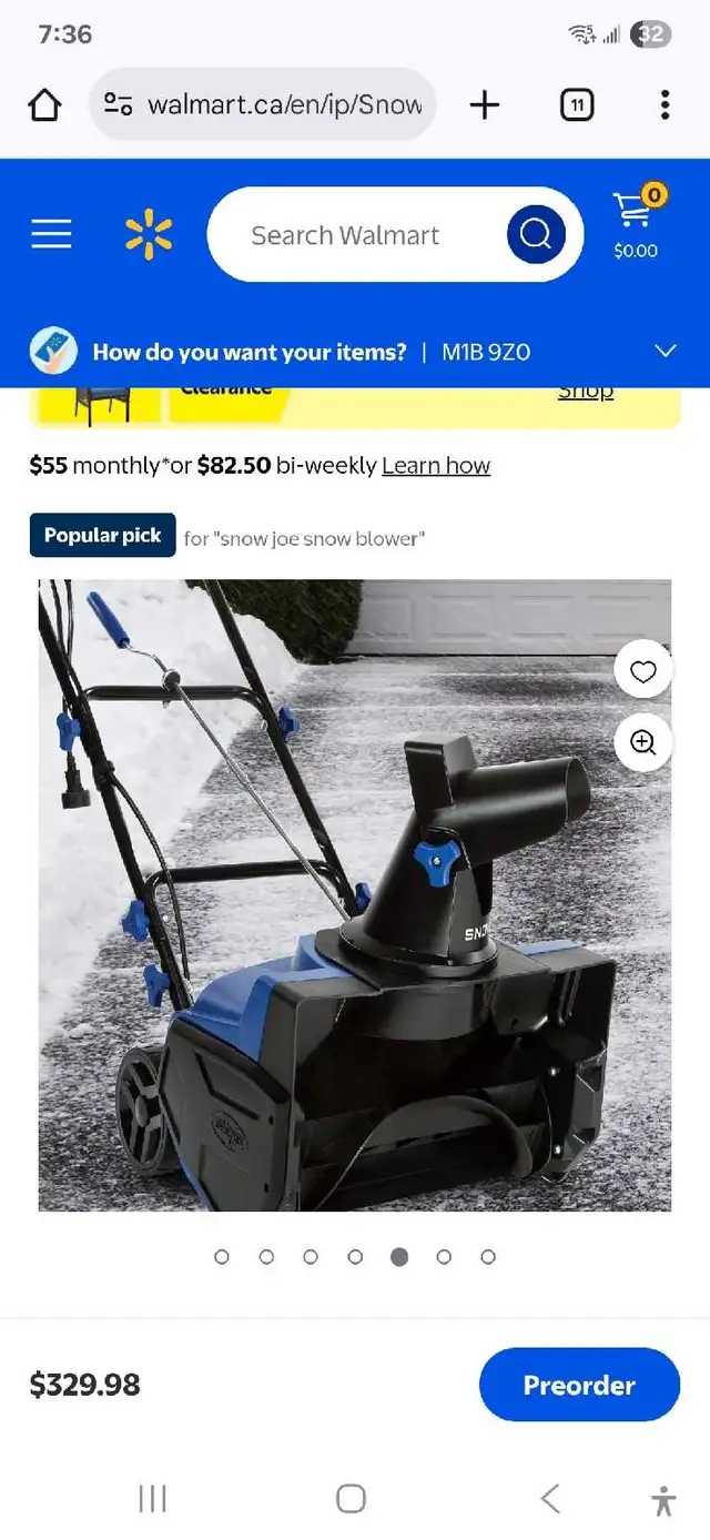 Snow Joe Ultra 18" 13-amp Electric Snow Thrower in Snowblowers in City of Toronto - Image 3