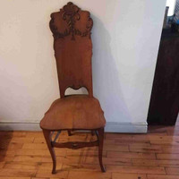 Hand carved antique chair. 
