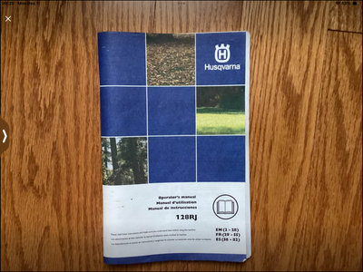 Husqvarna weed wacker 128rj operators manual, View more