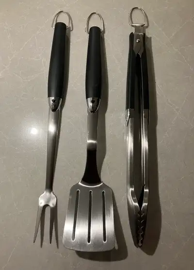 Three Piece Weber BBQ Grill Tool Set, View more