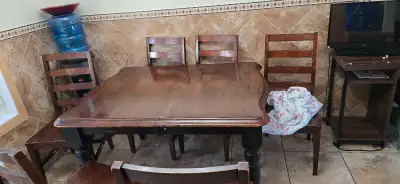 table & 6 chairs, View more