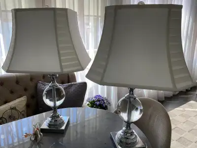 Contemporary Crystal Glass Lamps (2), View more