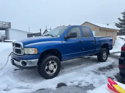 2003 Ram 2500 4x4 Cummins 412 000km. Truck fires up on -30 mornings no problem. I know the injectors...