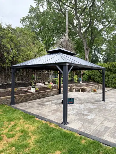 gazebo installation , View more