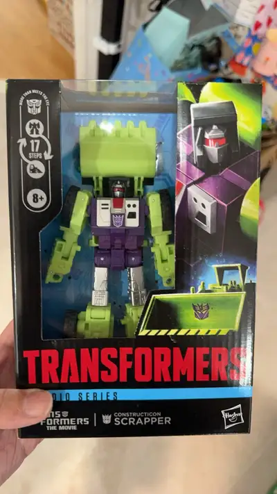 Hasbro Transformers Studio Series Voyager Class Transformers: The Movie Constructicon Scrapper Brand...