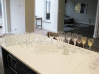 45 Pc. Lot consists of Lead Crystal Ware, Wine Glasses & Glasses