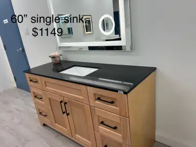 Bathroom vanities in Different Sizes and colours available starting from $199 *MDF/ HDF/ Solidwood *...