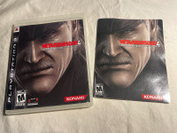Metal Gear Solid 4: Guns of the Patriots + manuel PS3 comme neuf