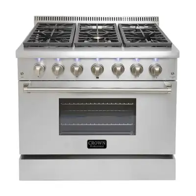 NEW Professional 36 Inch Dual Fuel Gas Range ARD3601, View more