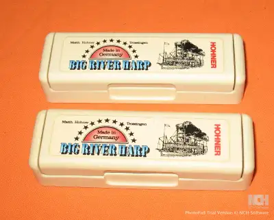 Harmonica Hohner 2 Big River Harp -Key of Ab / Eb (New) A1, View more