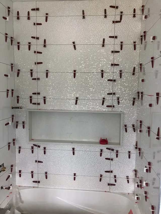 Tile installation floor and walls 545693913789900802