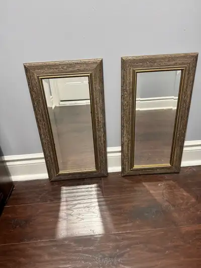Decorative Wall Mirrors – Rustic Wood & Antique Gold , View more