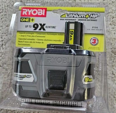 18V Ryobi 9Ah battery Brand NEW unopened sealed pack, View more