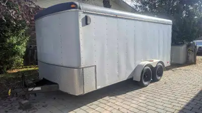 GVW 7700 .Two new tires. 1 new spare tire. Ramp door and side door access. 120 v access point.