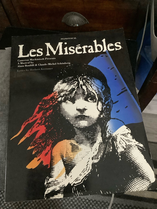 Les Miserables book of  sheet music with words in Other in Charlottetown