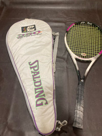 Tennis racquet and carry case