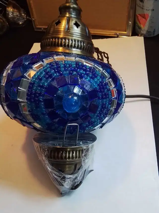 Mosaic Turkish Hanging Lamp in Indoor Lighting & Fans in City of Toronto - Image 6