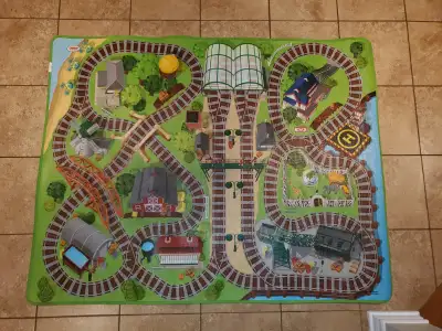 THOMAS THE TRAIN PLAYMAT AND TRAIN, View more