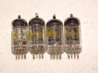 Vintage 1959 Raytheon-Baldwin 12AU7 tubes