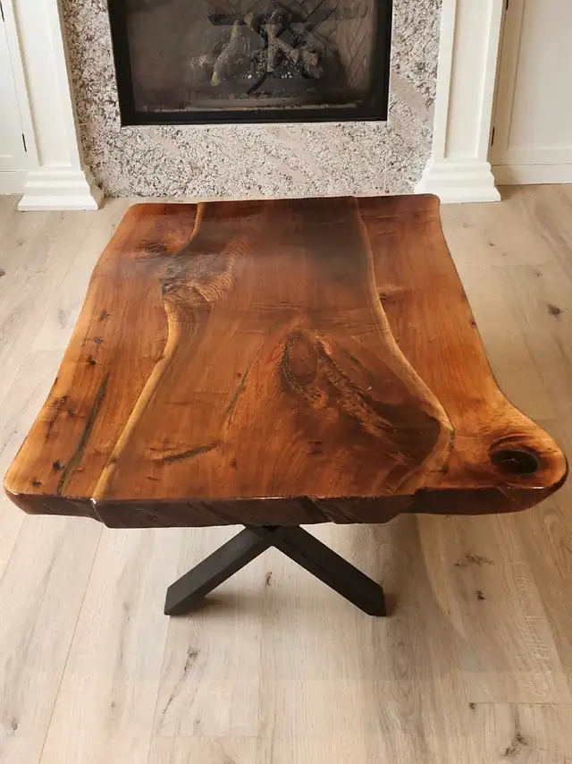Set of Live Edge Black Walnut Coffee Tables - Quality Heavy62863278366210122