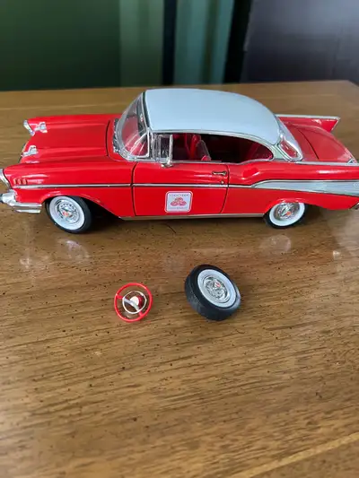 1957 Chevrolet Bel Air die cast model, View more