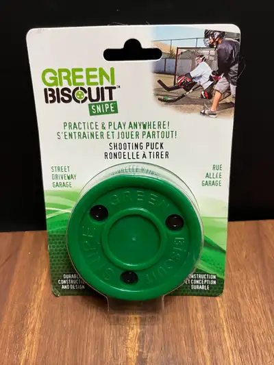 Green Biscuit Snipe Shooting Hockey Training Practice Puck, View more