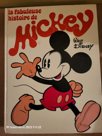 La fabuleuse histoire de Mickey Walt Disney BD Vintage