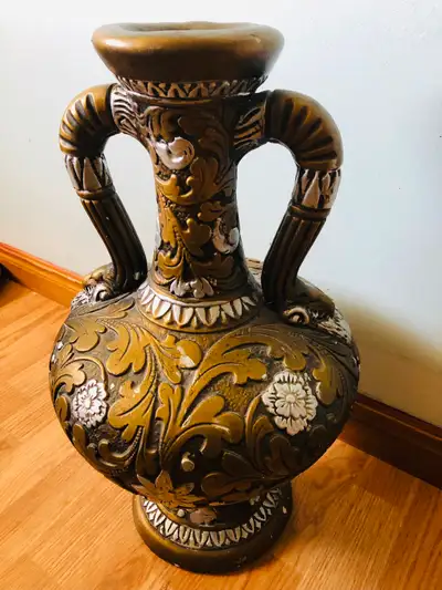 TALL DECORATIVE CERAMIC ANTIQUE VASE, View more