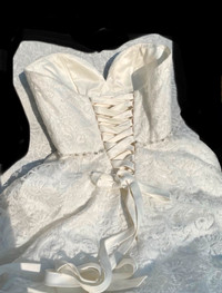 Ivory sparkling Ballgown