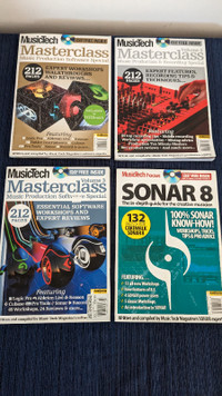 MusicTech Masterclass magazines and Sonar 8 focus issue