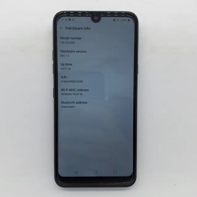 Factory Unlocked LG Q60 64GB 9 Black LM-X525WA63771549642497120