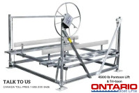 4500 lb Pontoon Lift for Tri-toon Boats - Don't Miss Out.