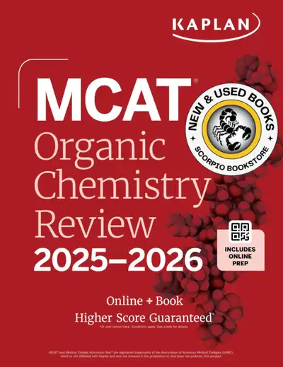 MCAT Organic Chemistry Review 2025-2026 Kaplan 9781506294254, View more