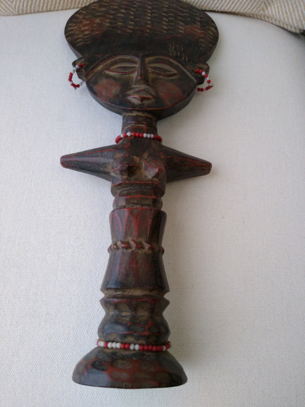 Wood African Sculpture Fertility in Arts & Collectibles in Calgary - Image 8