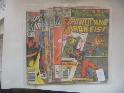 Sold as a set only. $10.00 FIRM gets you: POWER MAN AND IRON FIST #s 65 (in VGood condition), 81 (Go...
