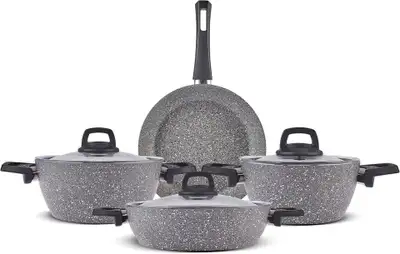 Home – Karaca 7-Piece Granite Cookware Pot & Pan Set – New, View more