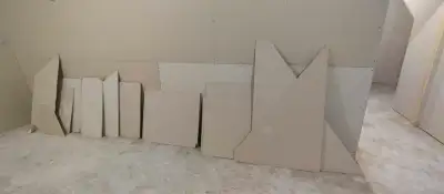 Misc 1/2" Drywall Pieces , View more