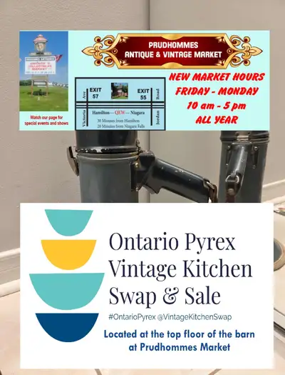 Vintage pyrex for sale Jordan Ontario Open Friday to Monday!, View more