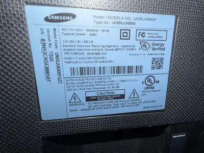 SAMSUNG 55” TV, View more