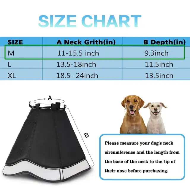 New Medium Dog recovery collar cone e-collar in Accessories in Brantford - Image 3