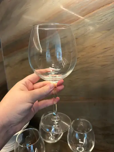 4 x LARGE WINE GLASSES, View more
