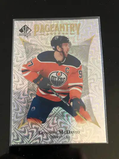 Connor Mcdavid 2021 upper deck short print hockey card mint, View more