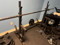 Squat and Bench Press rack
