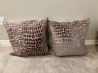 Homesense Pink Textured Pillows