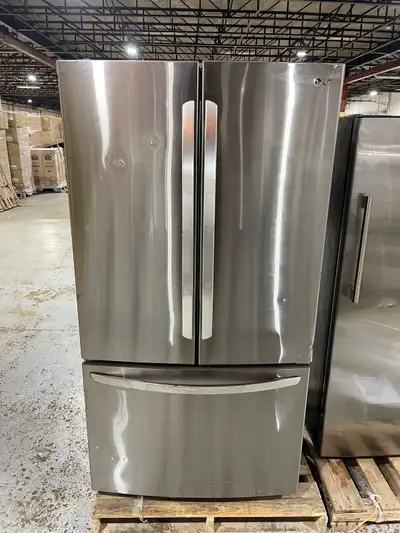 LG 22 Cu. Ft. French Door Refrigerator – Stainless Steel, View more