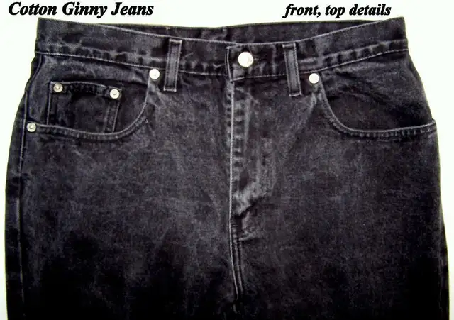 Cotton Ginny jeans, black, 100% cotton, Canada, 9 but dress 12 in Women's - Bottoms in City of Toronto - Image 4