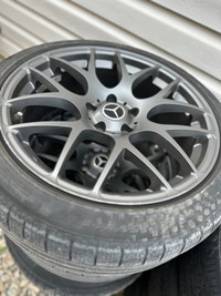 18" TSW Nurburgring Wheels With Run Flats tires