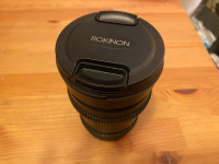 Rokinon 35mm T1.5 Cine DS Lens Canon EF Mount